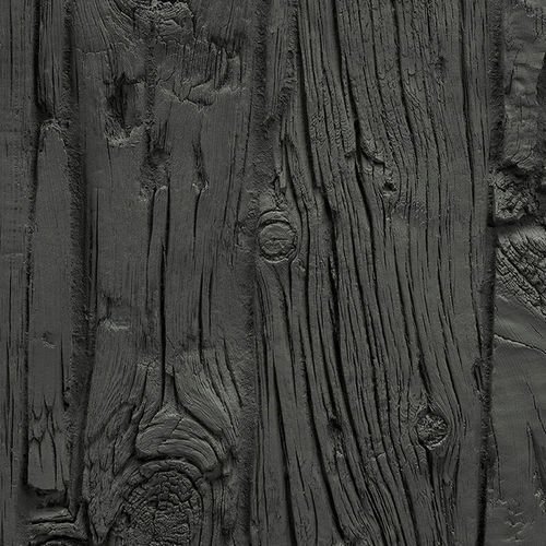 Panneau décoratif. en polyester - VERTICAL WOODEN SLEEPERS BLACK - MSD Panels - en fibre de verre / mural / imprimé