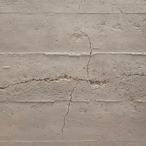 Panneau décoratif. en polyester - HORIZONTAL CONCRETE GREY - MSD Panels - en fibre de verre / mural / imprimé