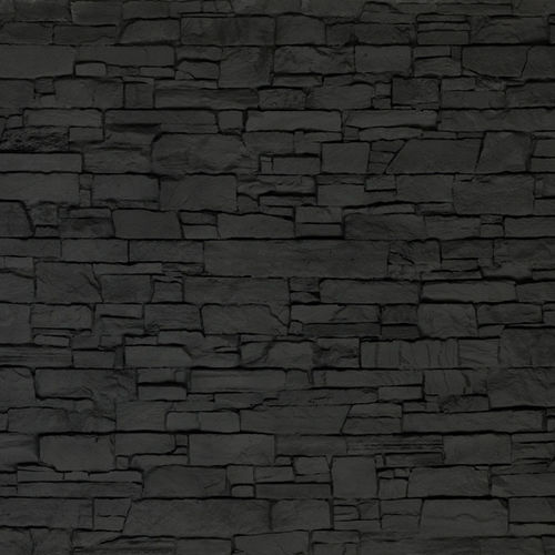 Panneau décoratif. en polyester - STONE BLACK - MSD Panels - en fibre de verre / mural / imprimé