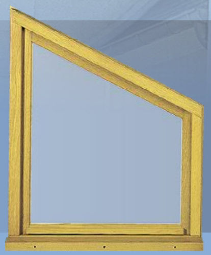Fenêtre en bois - MENUISERIES ELVA - battante / polygonale