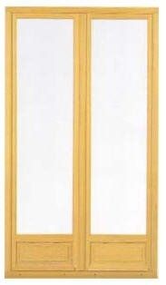 Porte-fenêtre battante - MAESTRO - MENUISERIES ELVA - en bois