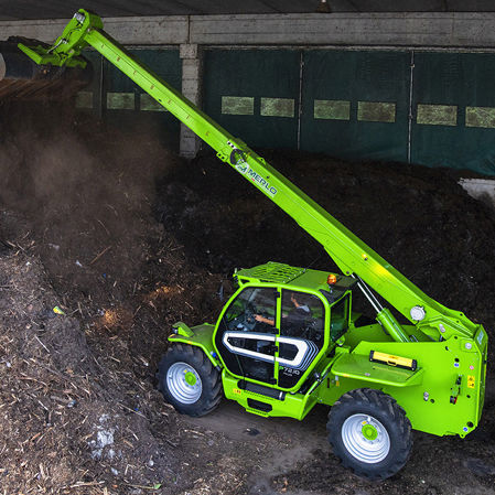 Chariot élévateur télescopique de chargement -  P 72.10 - MERLO - de manutention / de levage / pour chantier