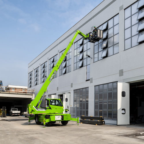 Chariot élévateur télescopique de chargement - Roto 50.21 - MERLO - de manutention / de levage / rotatif