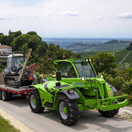 Chariot élévateur télescopique tout terrain - MF 34.9 - MERLO - de chargement / de manutention / de levage