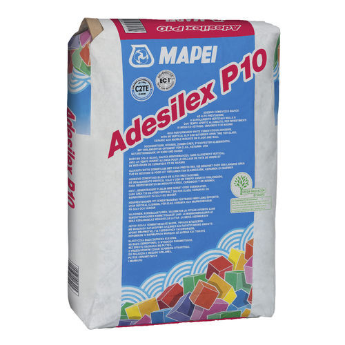 Mortier-colle de jointoiement - ADESILEX P10 - MAPEI - blanc / colle