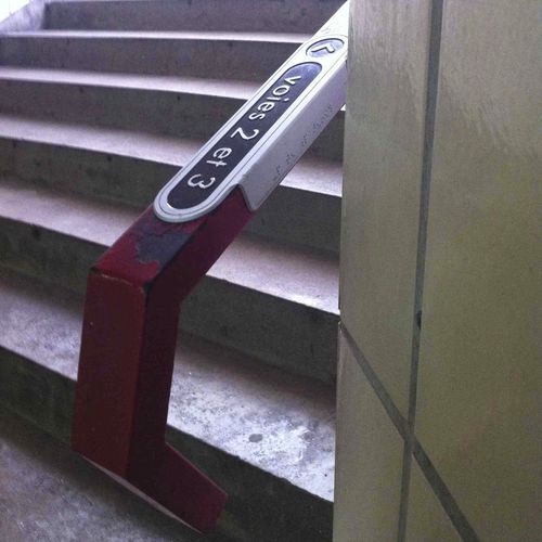 Plaque signalétique fixe - PASAMANO - MARCAL - en aluminium / pour main-courante / en braille