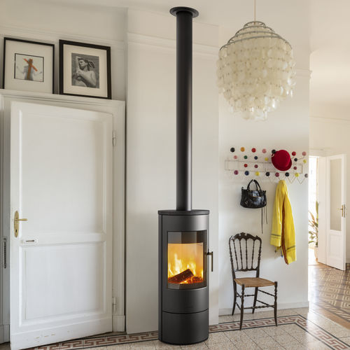 Poêle à bois - RAYHA - MCZ - 5 kW - 10 kW / à poser / contemporain