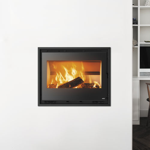 Insert de cheminée à bois - QBOX 70 - MCZ - en acier / contemporain / classe A+