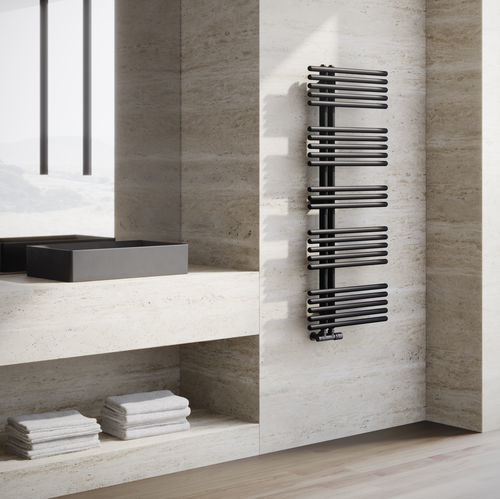 Sèche-serviettes contemporain - Pavone 25 - Caleido srl - électrique / à eau chaude / 501 w...750 w
