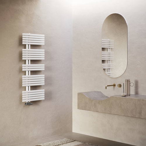 Sèche-serviettes électrique - Pavone 35 - Caleido srl - à eau chaude / 501 w...750 w / 0...500 w