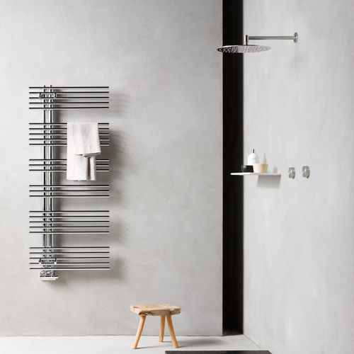 Sèche-serviettes contemporain - Pavone 20 - Caleido srl - électrique / à eau chaude / 501 w...750 w