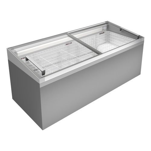 Congélateur professionnel - SGTS 852 - LIEBHERR - coffre / gris / vitré
