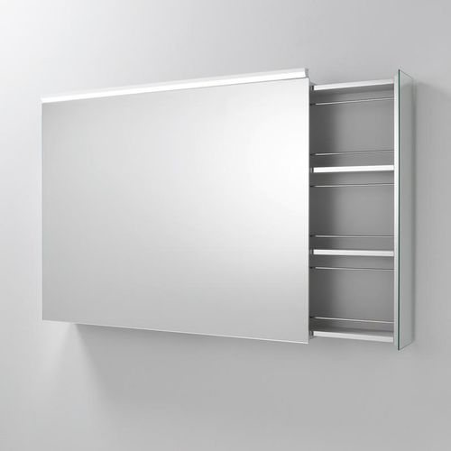 Armoire de toilette à miroir avec éclairage intégré - THEO - Oasis Group srl - contemporaine / murale