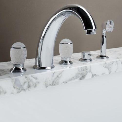 Mélangeur pour baignoire - VENICE 000RBVE043CR - Oasis Group srl - à poser / en métal chromé / de salle de bain