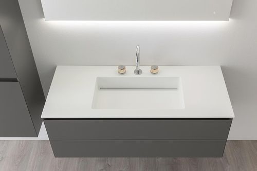 Meuble vasque suspendu - MANHATTAN  - Oasis Group srl - en verre / contemporain / laqué