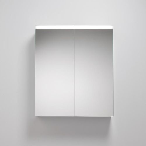 Armoire de toilette à miroir avec éclairage intégré - VITTORIA 2 DOORS - Oasis Group srl - contemporaine / murale