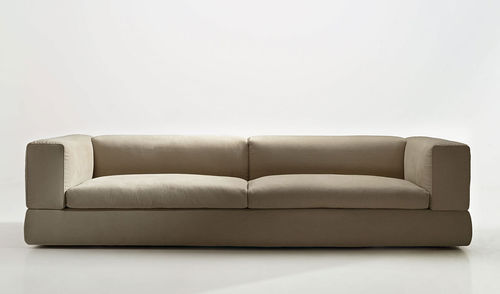 Canapé contemporain - LEXINGTON - Antidiva - en tissu / en cuir / marron