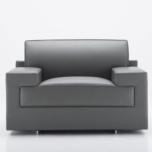 Fauteuil contemporain - EGO - Antidiva - en cuir / en tissu / contract