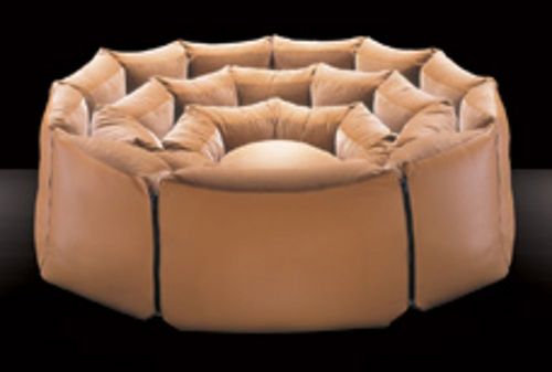 Canapé rond - MICAMA - Antidiva - contemporain / en tissu / en cuir