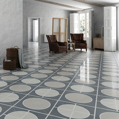 Carrelage en grès cérame - ENCAUSTIC 2.0 - APAVISA PORCELANICO - poli / d'intérieur / de salon