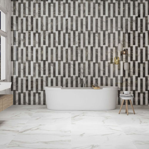 Carrelage en grès cérame - MARBLE - APAVISA PORCELANICO - poli / d'intérieur / de salon
