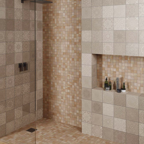 Carrelage en porcelaine - G-MANDALA - APAVISA PORCELANICO - finition naturelle / d'intérieur / de salle de bain