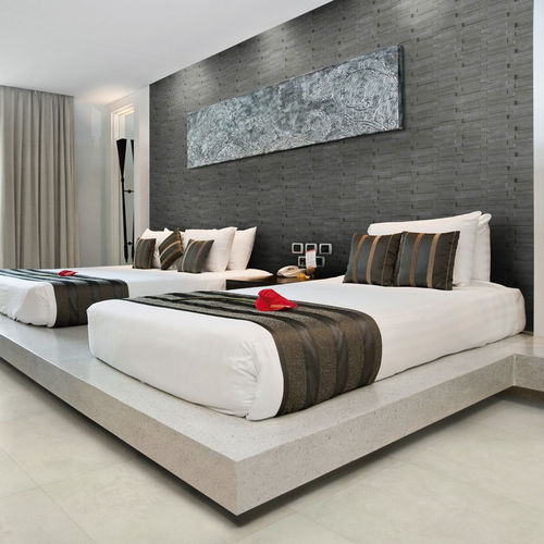 Carrelage en grès cérame - EVOLUTION  - APAVISA PORCELANICO - poli / 3D / d'intérieur