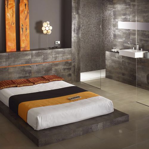 Carrelage en grès cérame - METAL  - APAVISA PORCELANICO - poli / d'intérieur / de salon