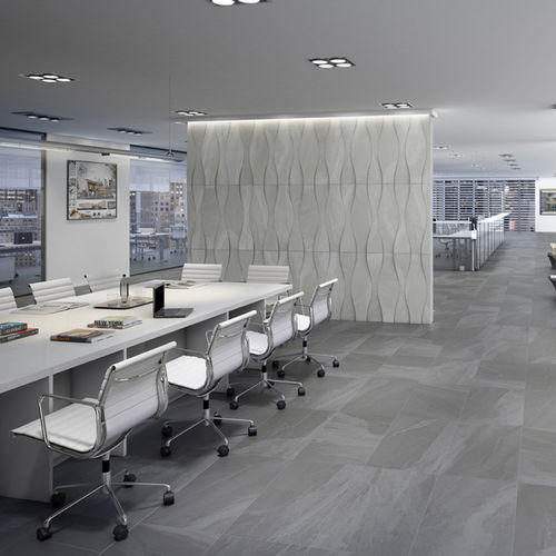 Carrelage en grès cérame - MATERIA - APAVISA PORCELANICO - poli / 3D / d'intérieur