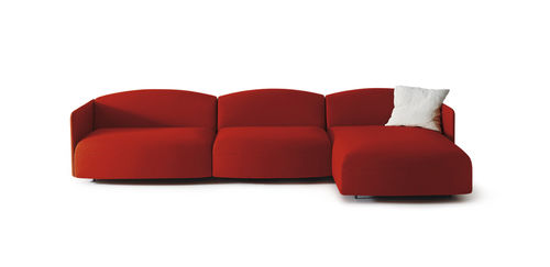 Canapé modulable - SOFT BEAT - Arflex - contemporain / en polyester / bleu