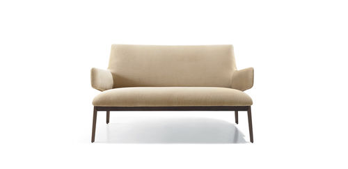 Banquette contemporaine - HUG - Arflex - en polyester / avec dossier haut / avec dossier