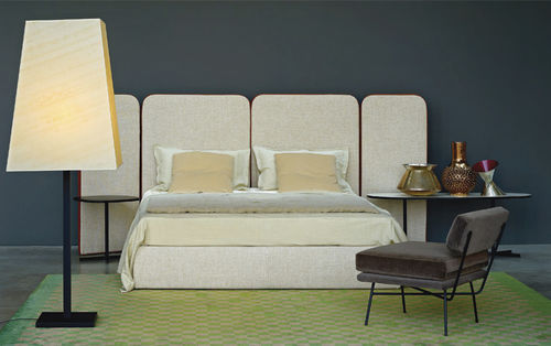 Lit double - PALAZZO - Arflex - contemporain / avec tête de lit / tapissé
