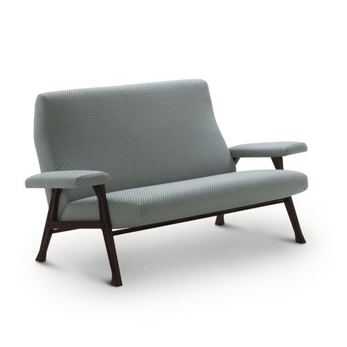 Canapé contemporain - HALL - Arflex - en tissu / gris / en bois