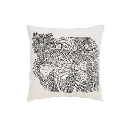 Coussin pour canapé - OWL - Arper - carré / à motif animalier / résidentiel