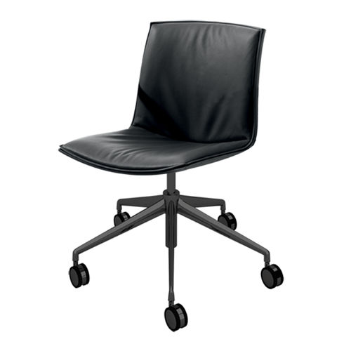 Chaise de bureau contemporaine - CATIFA UP: 5 WAYS  - Arper - d'intérieur / en tissu / en cuir