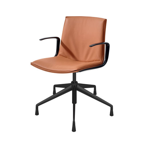 Chaise de bureau contemporaine - CATIFA UP: 5 WAYS - Arper - d'intérieur / en tissu / en cuir