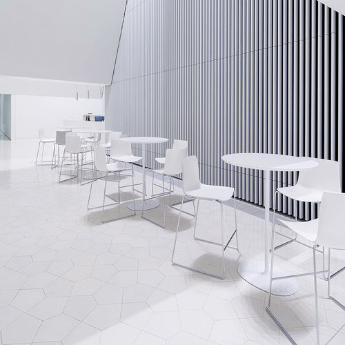 Table mange-debout contemporaine - DIZZIE - Arper - en stratifié / en MDF / en Fenix NTM®