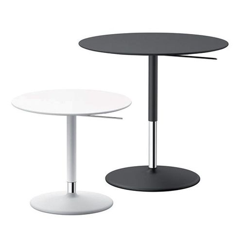 Table d'appoint contemporaine - PIX - Arper - en métal laqué / en MDF / avec piètement en métal laqué
