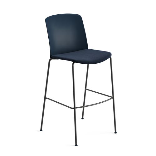Chaise de bar contemporaine - MIXU - Arper - d'intérieur / en tissu / en cuir