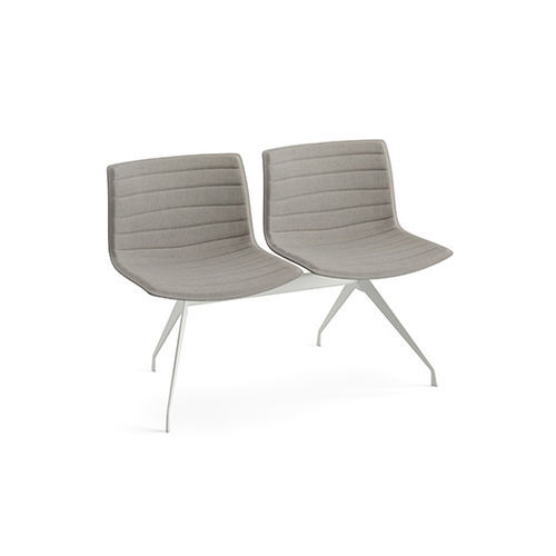 Sièges sur poutre en métal laqué - CATIFA 53 - Arper - en tissu / en cuir / en polypropylène