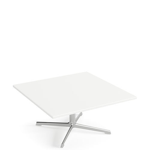 Table basse contemporaine - FRED  - Arper - en MDF / avec piètement en aluminium peint / carrée