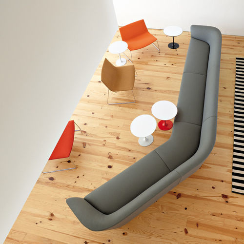 Canapé modulable - LOOP  - Arper - contemporain / en tissu / en cuir