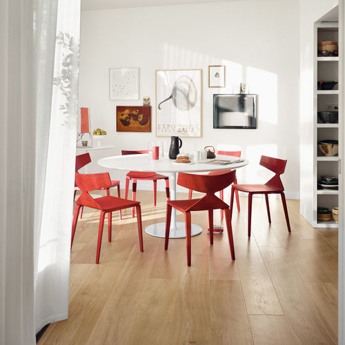 Chaise contemporaine - SAYA  - Arper - d'intérieur / en tissu / en cuir