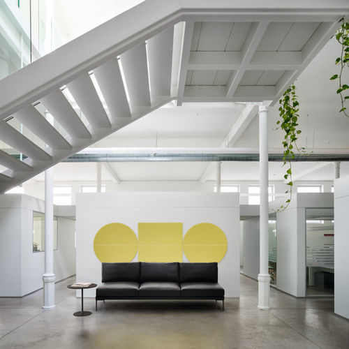 Canapé modulable - ZINTA - Arper - d'angle / contemporain / en tissu