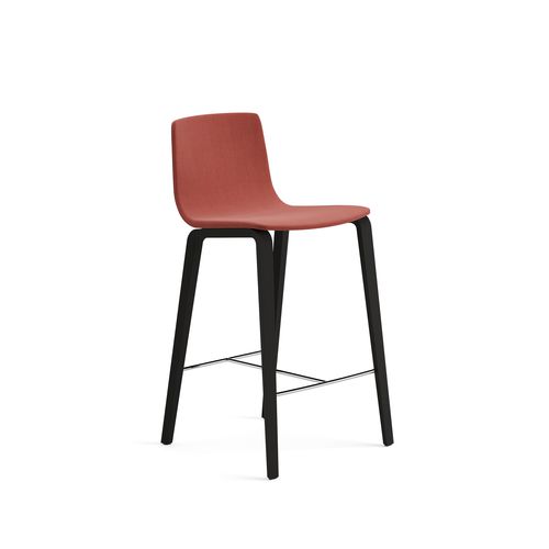 Chaise de bar contemporaine - AAVA 02 COUNTER - Arper - d'intérieur / en tissu / en cuir