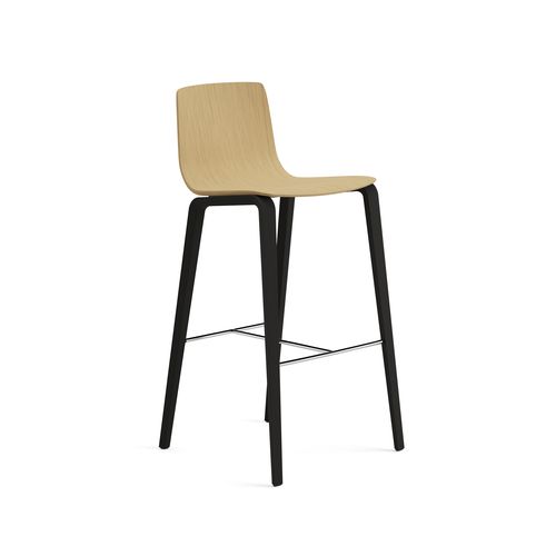 Chaise de bar contemporaine - AAVA 02 - Arper - d'intérieur / en tissu / en cuir
