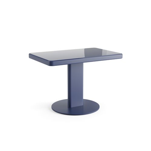 Table d'appoint contemporaine - ROOPA - Arper - en MDF / en verre / avec piètement en métal