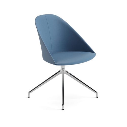 Chaise contemporaine - 2215 - Arper - d'intérieur / en cuir / en tissu