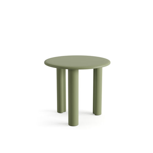 Table basse contemporaine - 7000 - Arper - en MDF / avec piètement en MDF / ronde