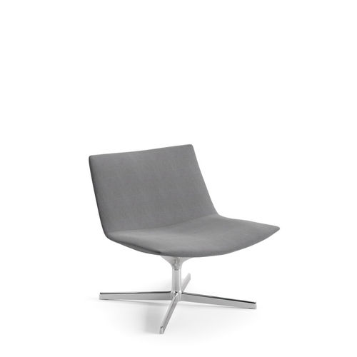 Fauteuil contemporain - CATIFA 60  - Arper - en cuir / tissu enduit / en polyuréthane